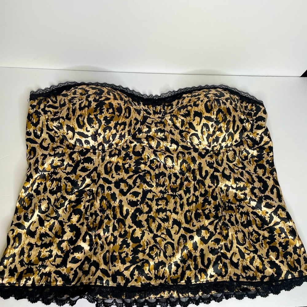 Plus Size Leopard Print Myth NYC Bustiers | Size 3x